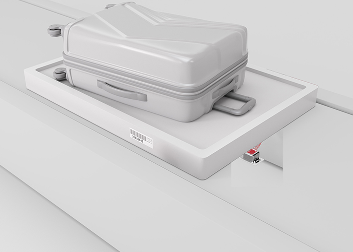 Thiết bị RFID RDH 200 nhận dạng khay hành lý gắn transponder trên băng tải sân bay
