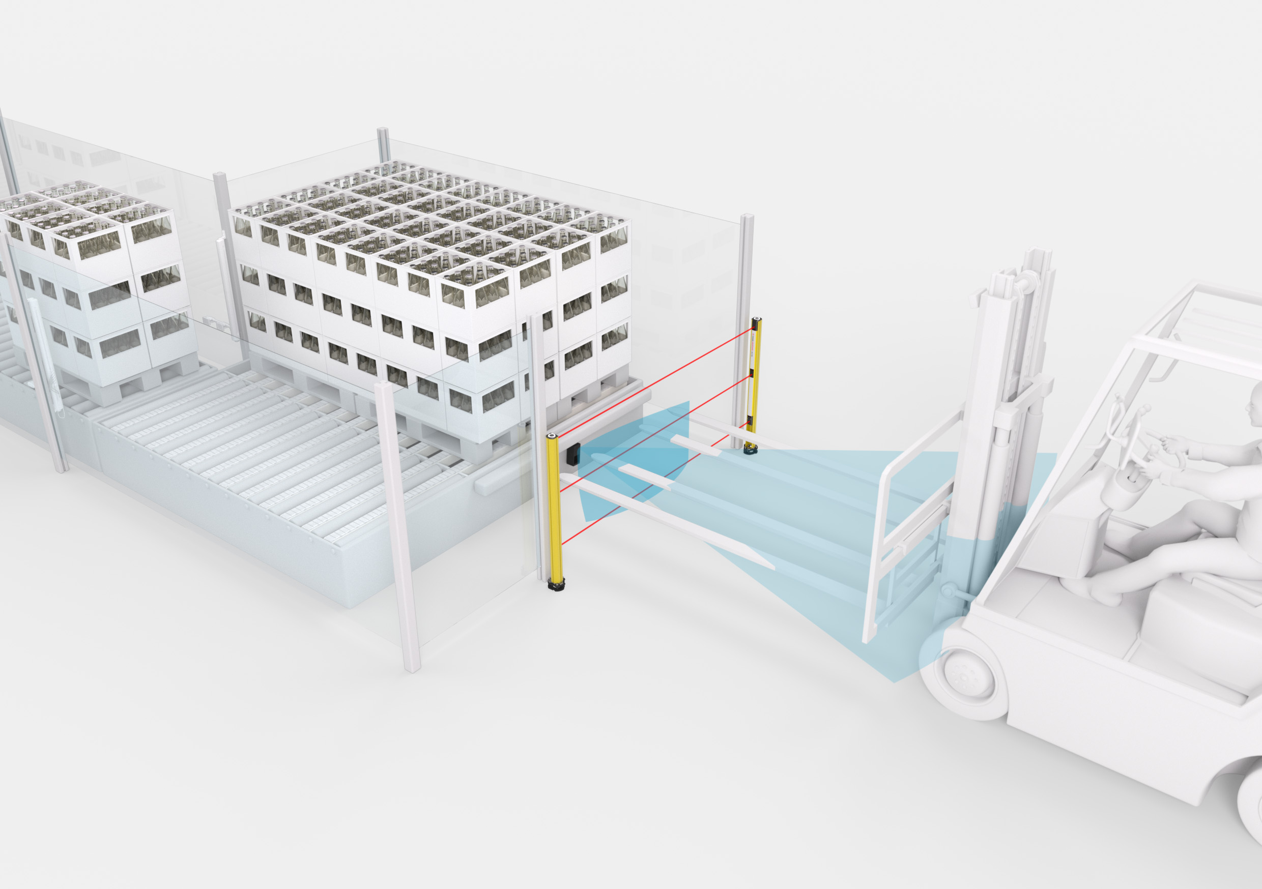 Bảo vệ máy palletizer/depalletizer