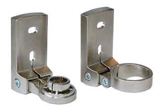 Giá kẹp clamp Leuze — lắp cảm biến lên ống, thanh profile và ray DIN không cần khoan lỗ