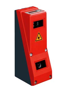 Cảm biến cắt ánh sáng Leuze — chiếu đường laser phát hiện vật thể và đo profile 2D trên băng tải