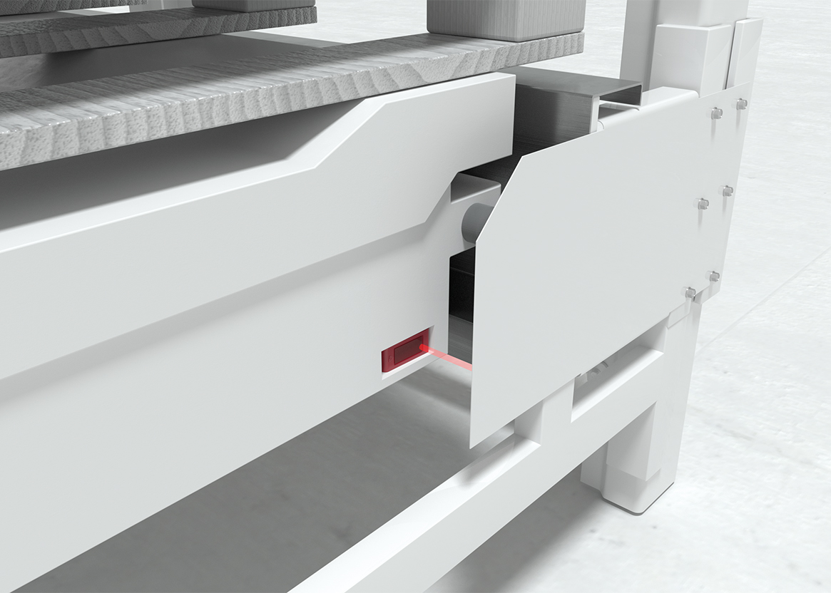 2. Định vị shuttle tại cuối aisle (Shuttle End Positioning)